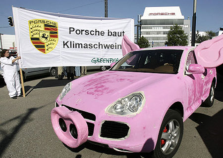 Porsche on Porsche As Art    Porsche Pink Pig